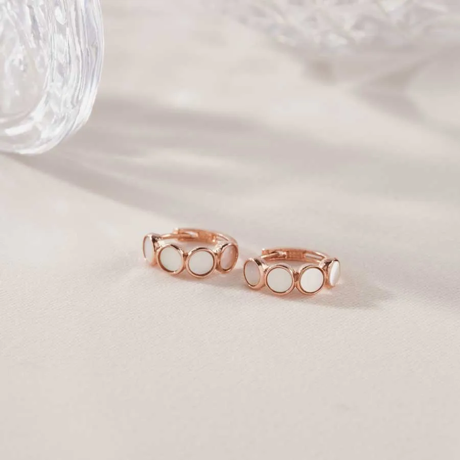 [14K Gold] Blanc Hoop Earrings