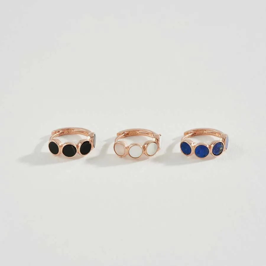 [14K Gold] Blanc Hoop Earrings