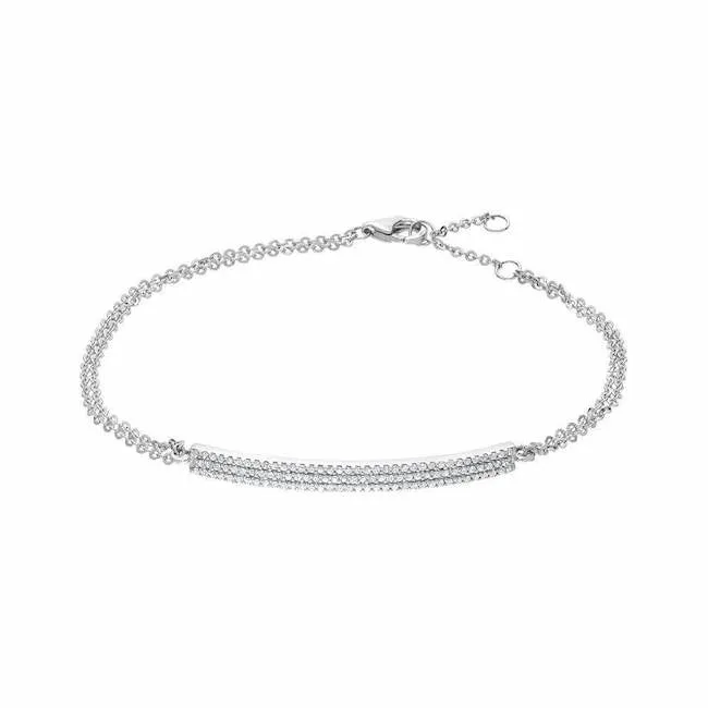 Diamond Pave Bar Bracelet