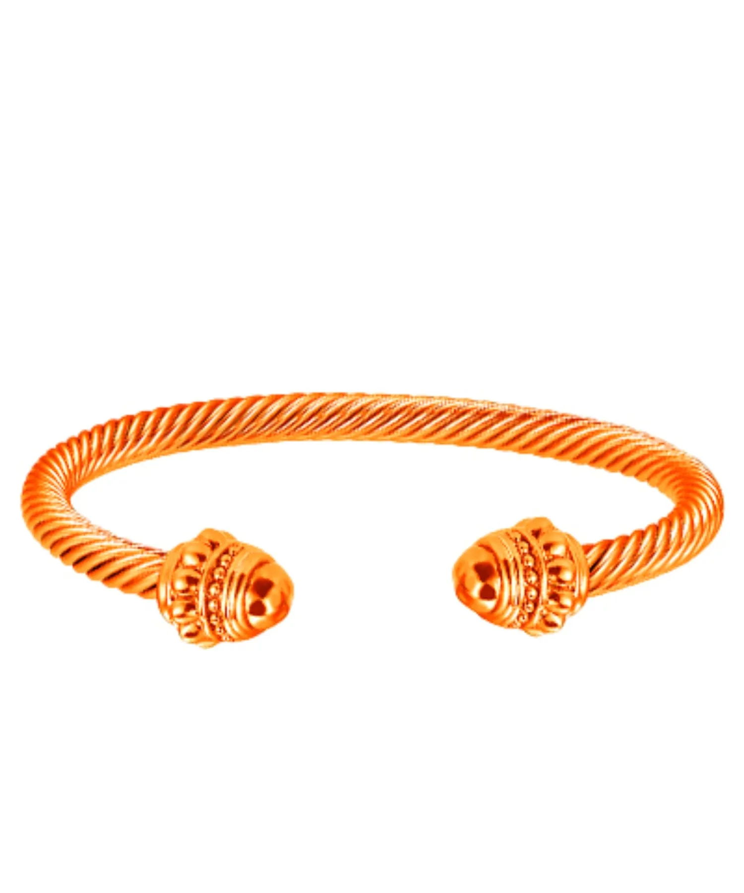 Dome End Colored Cable Cuff