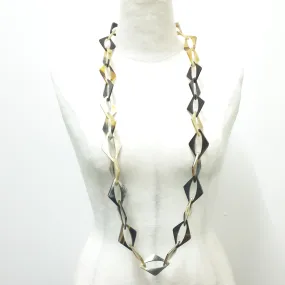Elegant Trendy Necklace J18161, Made by Buffalo Horn and Lacquer