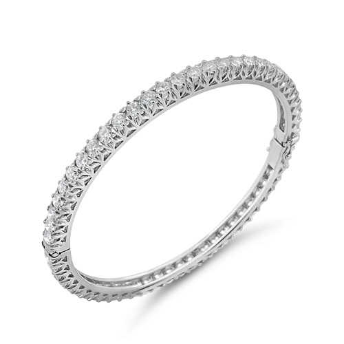 Estate Diamond Bangle Bracelet