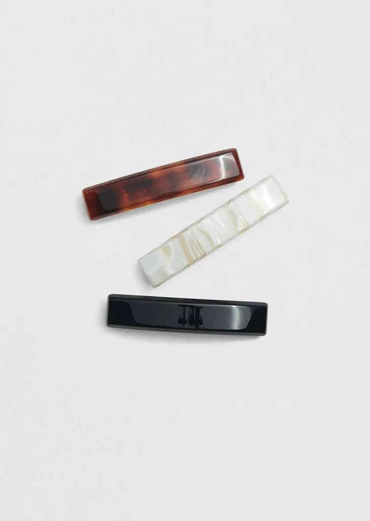 Medium Monceau Clip — Tortoise