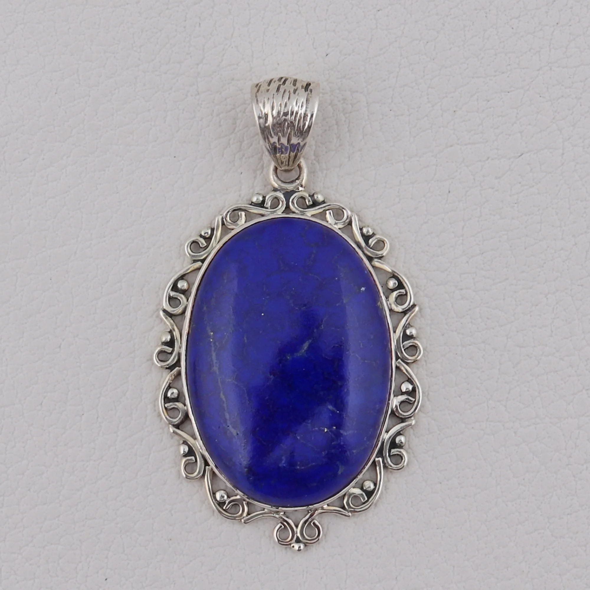 Natural Lapis lazuli Jewelry Set 925 Sterling Silver
