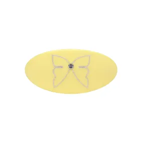 Ponytail Barrette in Lemon Drop