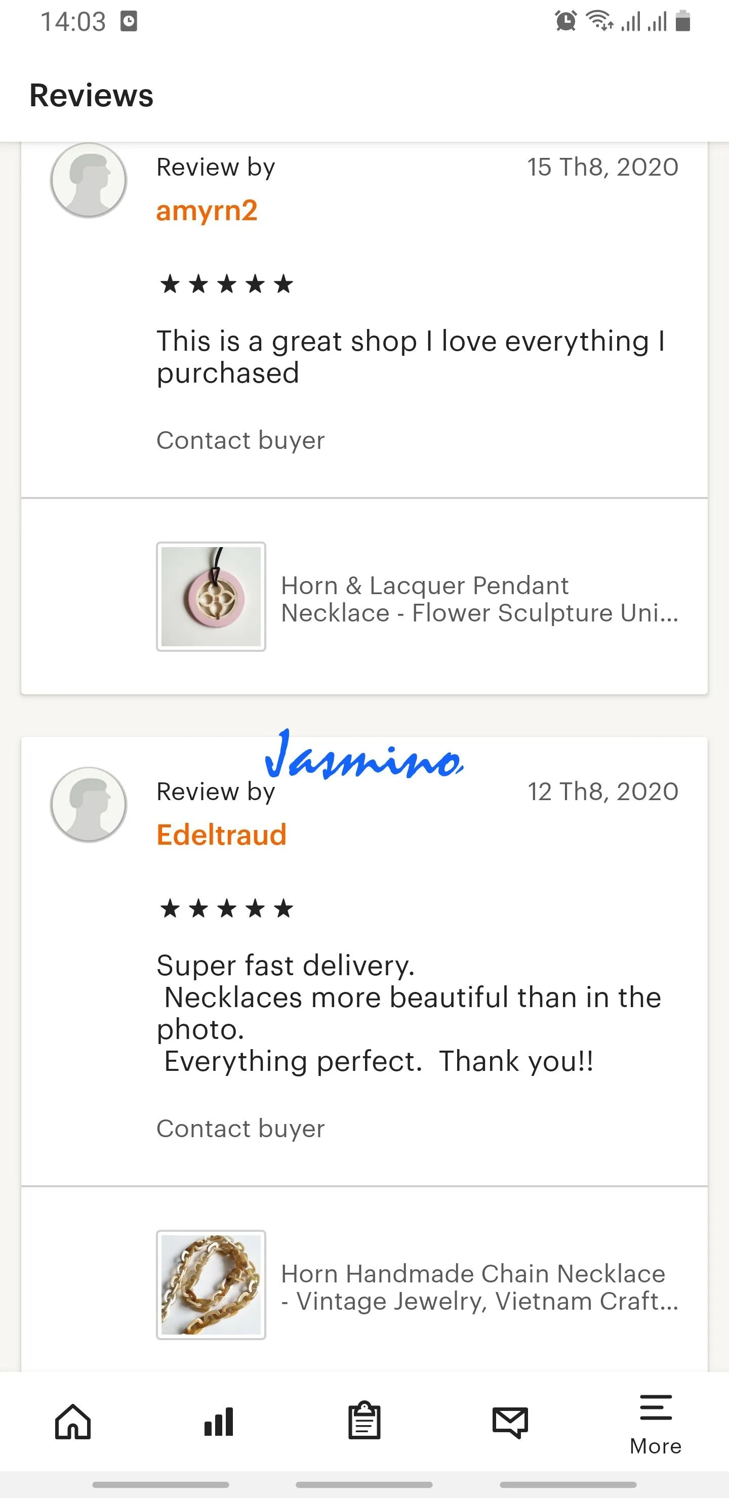 Rustic Horn Necklace J17381, Handmade Buffalo Horn Product from Vietnam