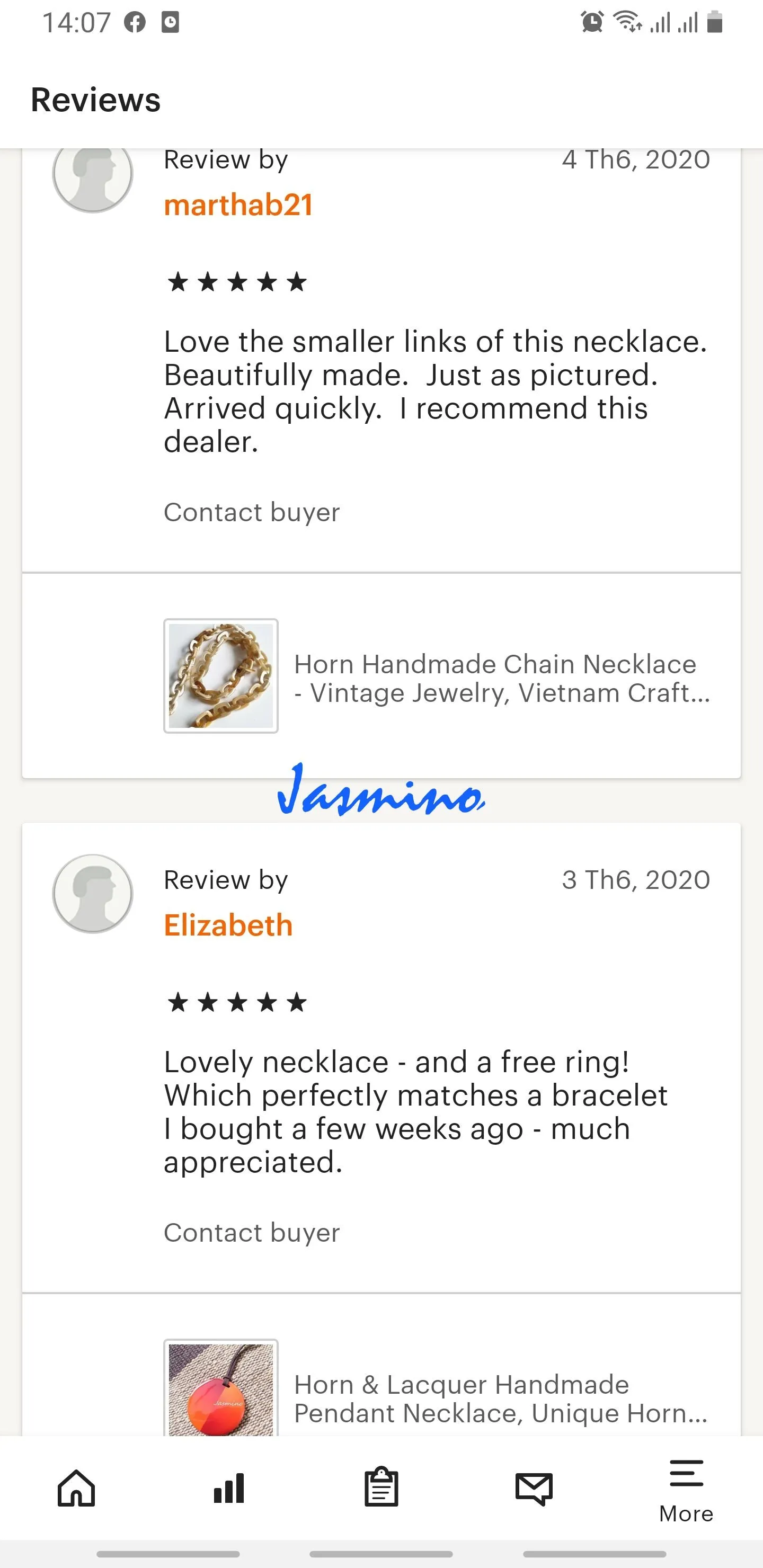 Rustic Horn Necklace J17381, Handmade Buffalo Horn Product from Vietnam